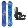 Capita Space Metal Fantasy Womens Snowboard 2027 with Juliet Bindings Snowboard Package - Black