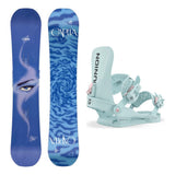 Capita Space Metal Fantasy Womens Snowboard 2027 with Juliet Bindings Snowboard Package - Ice Blue
