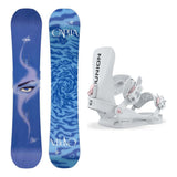 Capita Space Metal Fantasy Womens Snowboard 2027 with Juliet Bindings Snowboard Package - Light Grey