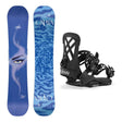 Capita Space Metal Fantasy Womens Snowboard 2027 with Rosa Bindings Snowboard Package - Black
