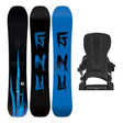 GNU Banked Country Mens Snowboard 2027 with Bent Metal Transfer Pro Bindings Snowboard Package
