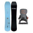 GNU Gremlin Mens Snowboard 2027 with Bent Metal T-Zero Bindings Snowboard Package - Black