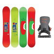 GNU Headspace Mens Snowboard 2027 with Bent Metal T-Zero Bindings Snowboard Package - Black