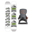 GNU Money Mens Snowboard 2027 with Bent Metal T-Zero Bindings Snowboard Package - Black