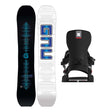 GNU Upgrade Mens Snowboard 2027 with Bent Metal Transfer Bindings Snowboard Package - Black