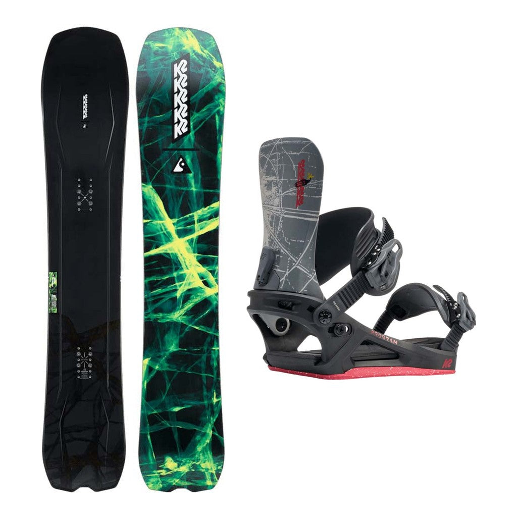 K2 Alchemist Adult Snowboard 2027 with Program Bindings Snowboard Package