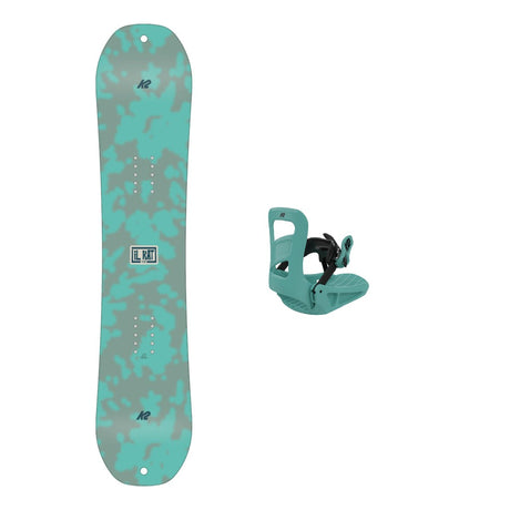 K2 Lil Kat Snowboard Youth 2027 with Lil Kat Bindings Snowboard Package