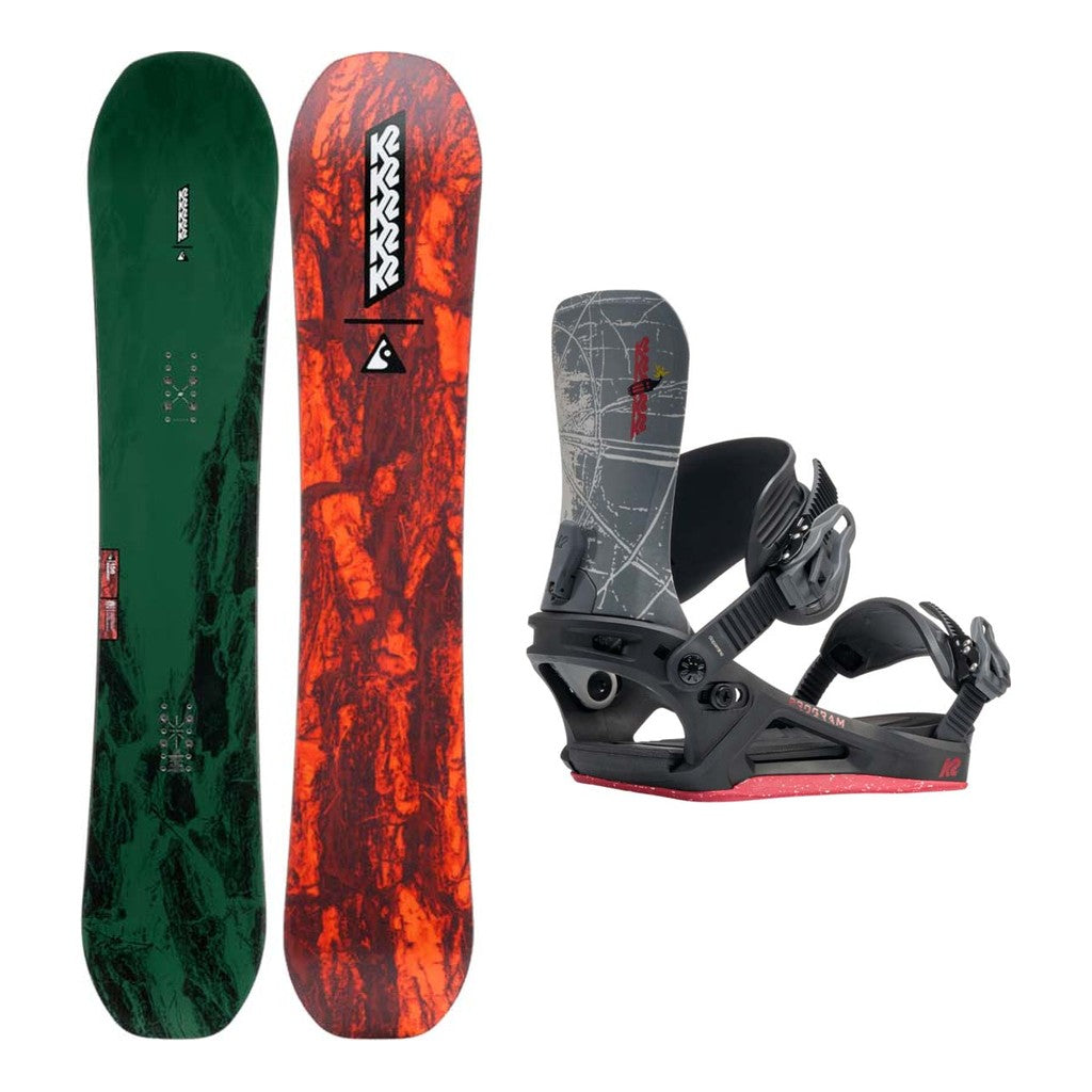 K2 Manifest Adult Snowboard 2027 with Program Bindings Snowboard Package