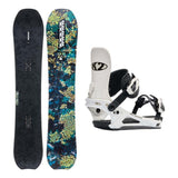 K2 Passport Adult Snowboard 2027 with Network Bindings Snowboard Package - White