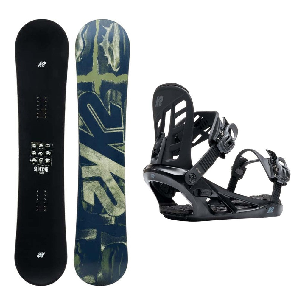 K2 Sidecar Kids Snowboard 2027 with Sidecar Bindings Snowboard Package