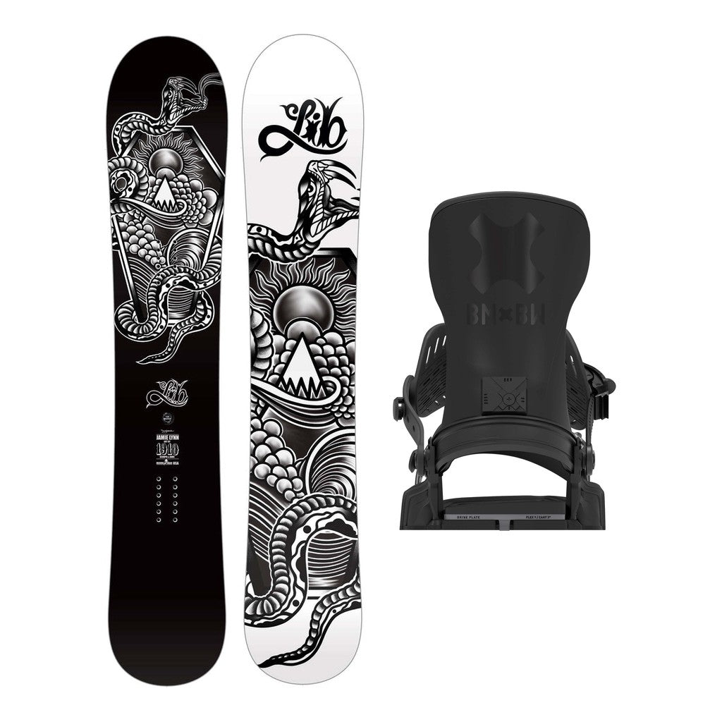 Lib Tech Jamie Lynn Mens Snowboard 2027 with Bent Metal Transfer Pro Bindings Snowboard Package