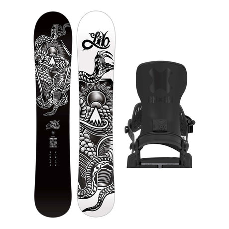 Lib Tech Jamie Lynn Mens Snowboard 2027 with Bent Metal Transfer Pro Bindings Snowboard Package