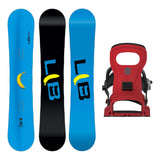 Lib Tech Skate Banana Mens Snowboard 2027 with Bent Metal Joint Bindings Snowboard Package - Red