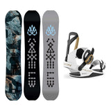 Lib Tech T.Rice Pro Mens Snowboard 2027 with Falcor Bindings Snowboard Package - White