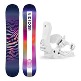 Nidecker Astral Womens Snowboard 2027 with Trilogy Bindings Snowboard Package - White