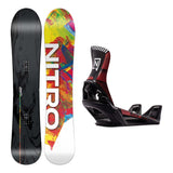 Nitro Alternator FX Mens Snowboard 2027 with Step-On Bindings Snowboard Package - OG