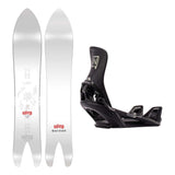 Nitro Cannon Mens Snowboard 2027 with Step-On Bindings Snowboard Package - Black