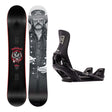 Nitro Phase X Motorhead Mens Snowboard 2027 with Step-On Bindings Snowboard Package - Black
