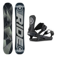 Ride Agenda Mens Snowboard 2027 with C-4 Bindings Snowboard Package