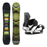 Ride Berzerker Mens Snowboard 2027 with Circuit Bindings Snowboard Package - Silver