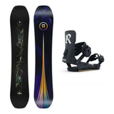 Ride Shadowban Mens Snowboard 2027 with Drone Bindings Snowboard Package - Black