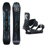 Ride Smokescreen Mens Snowboard 2027 with Specter Bindings Snowboard Package - Black