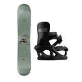 Rome Artifact Mens Snowboard 2027 with Volt FASE Bindings Snowboard Package - Black