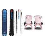 Salomon Dancehaul Adult Snowboard 2027 with District Bindings Snowboard Package - Icy Pink