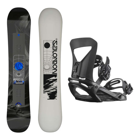 Salomon Pulse Mens Snowboard 2027 with Pact Bindings Snowboard Package
