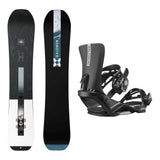 Salomon Sight Mens Snowboard 2027 with Rhythm Bindings Snowboard Package - Black