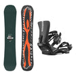 Salomon Sleepwalker Mens Snowboard 2027 with Rhythm Bindings Snowboard Package - Black