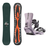 Salomon Sleepwalker Mens Snowboard 2027 with Rhythm Bindings Snowboard Package - Nirvana