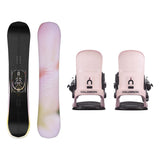 Salomon Wonder Womens Snowboard 2027 with EDB Bindings Snowboard Package - Icy Pink