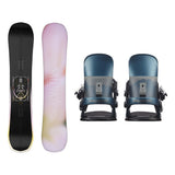 Salomon Wonder Womens Snowboard 2027 with EDB Bindings Snowboard Package - Mediterranea Grey