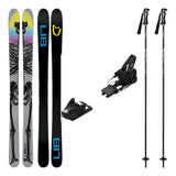 Lib Tech Hemi 102 Mens Skis 2027 with Strive 14 Bindings Ski Package - Black