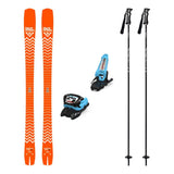 Blackcrows Mirus Cor Adult Skis 2027 with Griffon 13 ID Bindings Ski Package - Black/Light Blue