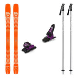 Blackcrows Mirus Cor Adult Skis 2027 with Griffon 13 ID Bindings Ski Package - Black/Purple