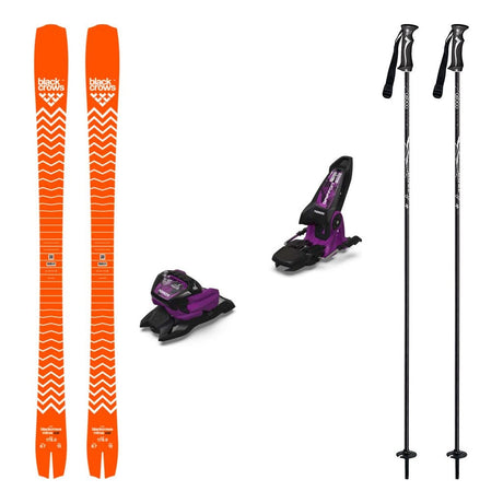 Blackcrows Mirus Cor Adult Skis 2027 with Griffon 13 ID Bindings Ski Package - Black/Purple