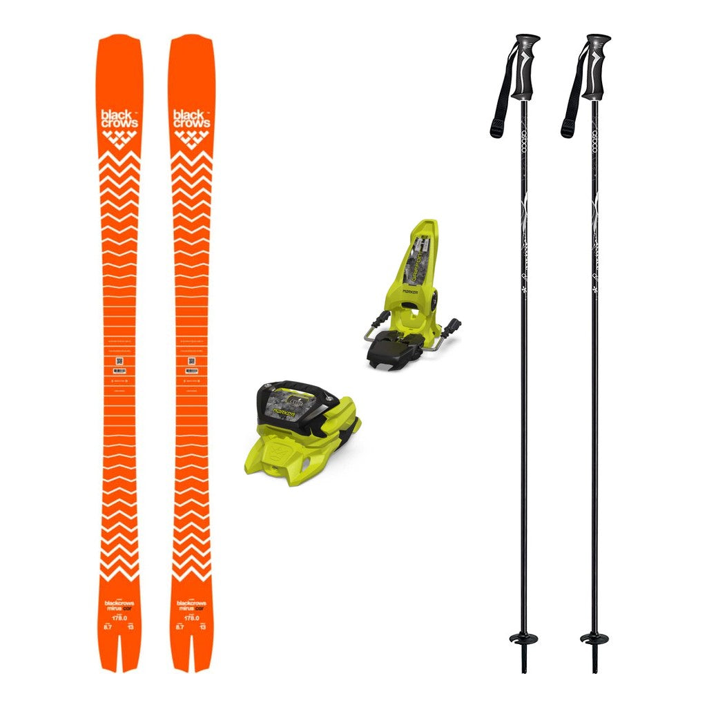 Blackcrows Mirus Cor Adult Skis 2027 with Griffon 13 ID Bindings Ski Package - Green/Black