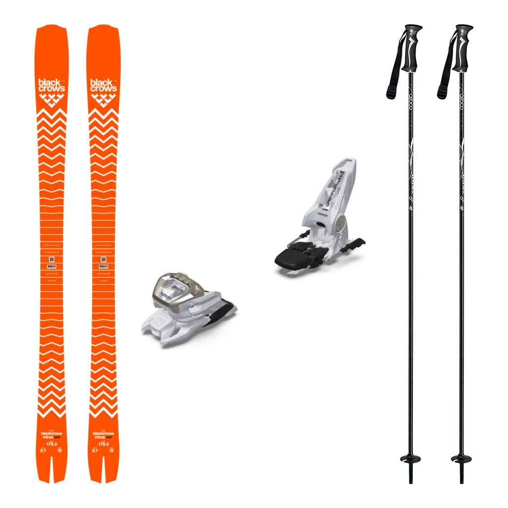 Blackcrows Mirus Cor Adult Skis 2027 with Griffon 13 ID Bindings Ski Package - White