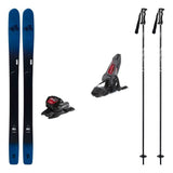 DPS Kaizen 100 Mens Skis 2027 with Griffon 13 ID Bindings Ski Package - Anthracite/Black/Red