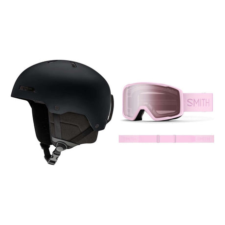 Smith Rodeo Adult Helmet 2027 with Tribute Goggles Package - Matte Black