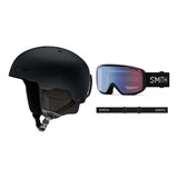 Smith Rodeo Adult Helmet 2027 with Rally Goggles Package - Matte Black