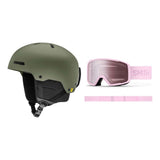 Smith Rodeo MIPS Adult Helmet 2027 with Tribute Goggles Package - Matte Fatigue Green
