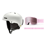 Smith Rodeo MIPS Adult Helmet 2027 with Tribute Goggles Package - Matte White