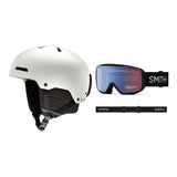 Smith Rodeo MIPS Adult Helmet 2027 with Rally Goggles Package - Matte White