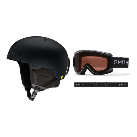 Smith Rodeo MIPS Adult Helmet 2027 with Electra Goggles Package - Matte Black
