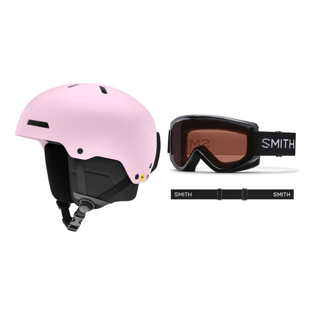 Smith Rodeo MIPS Adult Helmet 2027 with Electra Goggles Package - Matte Pink Frost