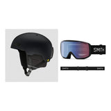 Smith Rodeo Round Fit MIPS Adult 2027 with Rally Goggles Package - Black