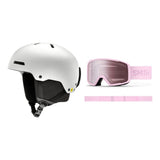 Smith Rodeo Junior MIPS Helmet 2027 with Tribute Goggles Package - Matte White